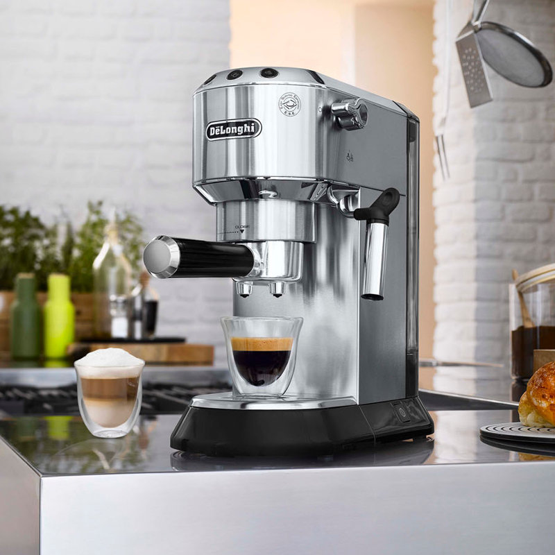 DeLonghi Dedica SemiAutomatic Espresso Machine & Reviews Wayfair